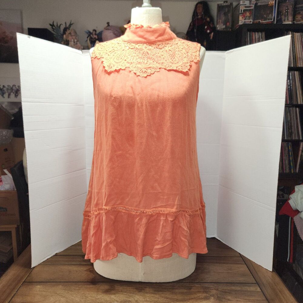 And The Why Tunic Top Orange Md